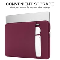 Husă laptop RAINYEAR de 16 inchi pentru MacBook Pro/Max M5 A3428 cu geantă mică - Roșu 2
