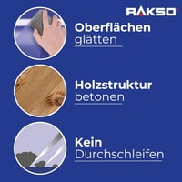 RAKSO Acélgyapot Extra Finom 0000 200g Polírozáshoz Réz Sárgaréz Üveg Tisztításához 4