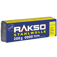 RAKSO Acélgyapot Extra Finom 0000 200g Polírozáshoz Réz Sárgaréz Üveg Tisztításához 1
