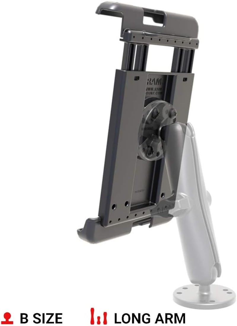 RAM MOUNTS Tab-Tite Tablet Tartó Samsung Galaxy Tab A 8 hüvelykes Fekete Tok Állvány