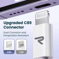 Rampow Lightning kábel 1m iPhone töltőkábel 4