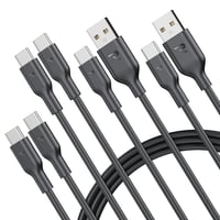 RAMPOW USB-C Gyorstöltő Kábel 4 db iPhone 16/15 MacBook Kompatibilis 1m 1
