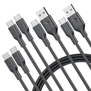 RAMPOW USB-C set kabela 4 komada, USB-A na C i USB-C na C, 1m+1m, iPhone 16/15/MacBook