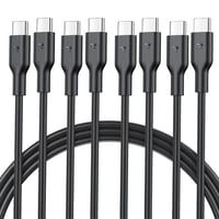 RAMPOW USB-C kábel 1m 4db 60W gyors töltés iPhone 16/15 Samsung iPad Xiaomi 1