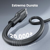 RAMPOW USB Type-C Kábel 4 db, 1m+1m USB A-C és USB C-C 60W töltés 8