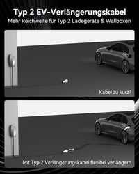 RamTouch Type 2 hosszabbító kábel 32A 22kW 5m háromfázisú EV töltőhöz 2