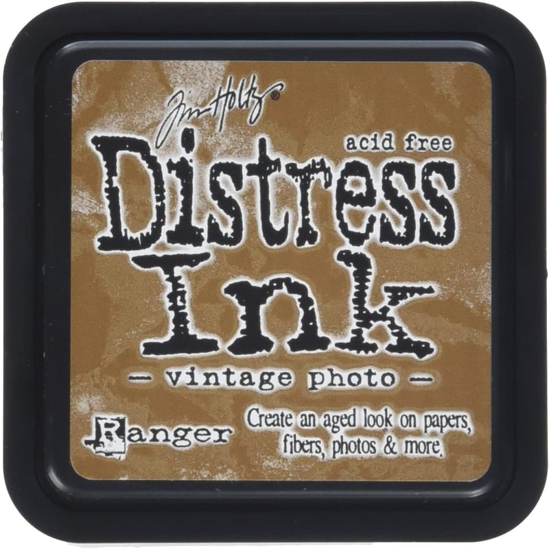 Ranger Tim Holtz Distress Pad Vintage Photo - Scrapbooking Tintapárna Antik Hatású Bélyegzőfestékkel Papírkézművességhez