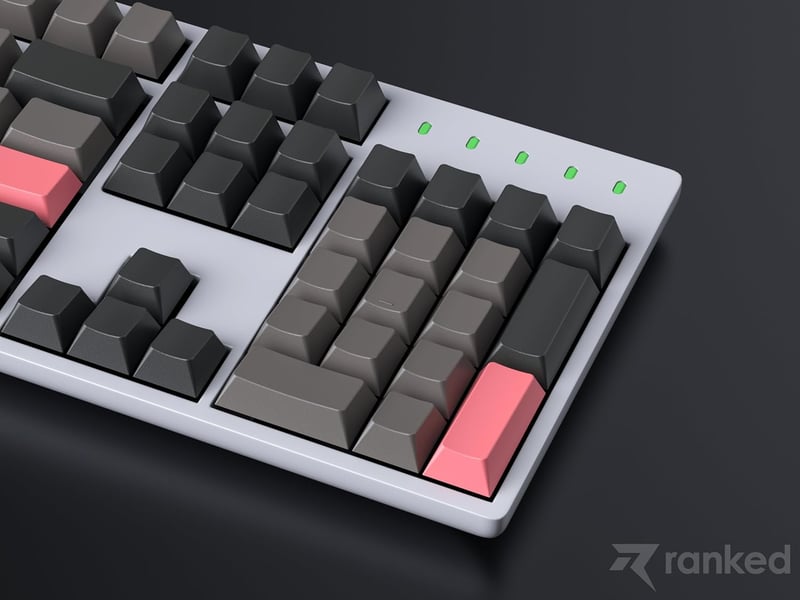 Ranked Premium Üres Keycap Szett 1.4mm PBT Cherry Profil Mechanikus Billentyűzet 139 Gomb