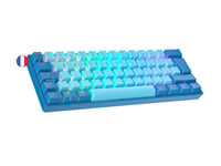 Ranked S60 Supernova 60% mehanička gaming tipkovnica RGB Hotswap AZERTY francuski raspored - plava 1