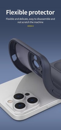 Husă RankOne Airbag din silicon lichid pentru Xiaomi MI 17T Pro (6,83"), carcasă de protecție rezistentă la șocuri Shield - Albastru închis 7