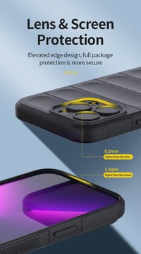 Husă RankOne Airbag din silicon lichid pentru Xiaomi MI 17T Pro (6,83"), carcasă de protecție rezistentă la șocuri Shield - Albastru închis 3