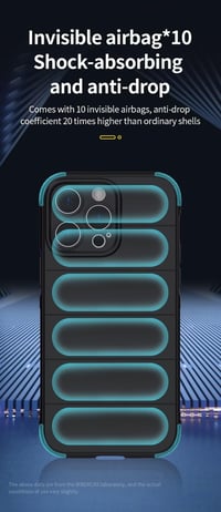 Husă RankOne Airbag din silicon lichid pentru Xiaomi MI 17T Pro (6,83"), carcasă de protecție rezistentă la șocuri Shield - Albastru închis 5