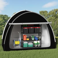 Raoot SUV kempingový stan na kufor auta, pre 2-3 osoby, zadný stan s ochranou proti slnku, čierny, 300x150 cm, EU-QCZP-BK 7