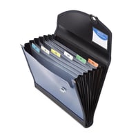 Dosar extensibil Rapesco 0679 A4+ cu 7 compartimente și mâner, albastru închis 2