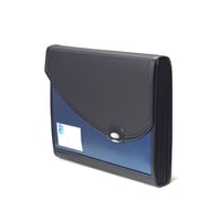 Dosar extensibil Rapesco 0679 A4+ cu 7 compartimente și mâner, albastru închis 1