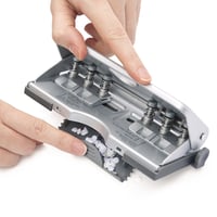 Perforator reglabil cu 6 găuri pentru agende Rapesco 1344, capacitate 10 coli 4