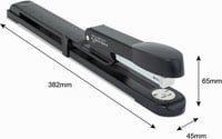 Rapesco 1464 Marlin zošívačka s dlhým ramenom s 5000 ks sponiek 26/6 mm - čierna 5