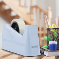 Rapesco 1488 Odvíjač lepiacej pásky 500, vrátane 2 roliek, pastelovo modrý 5