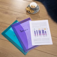 Dosar plic RAPESCO 1665 ECO cu capsă, A4+, set 10 bucăți 4