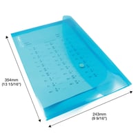 Dosar plic RAPESCO 1665 ECO cu capsă, A4+, set 10 bucăți 7