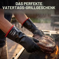 RAPICCA rukavice za roštilj, neopren otporan na toplinu do 932°F (500°C), dužina 43,2 cm, veličina M, vatrootporne rukavice za kuhanje i roštiljanje 3