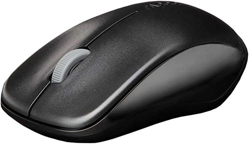 Rapoo 1620 2.4GHz Vezeték nélküli Optikai Egér Fekete - 11,1 x 6,4 x 4 cm, Single, black, 2.4 GHz wireless