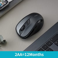 Rapoo M500 Silent vezeték nélküli egér - fekete 6