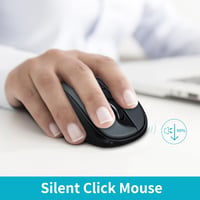 Rapoo M500 Silent vezeték nélküli egér - fekete 3