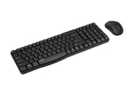 Bezdrôtový set klávesnice a myši Rapoo X1800S, 2.4G, 1000 DPI, 12-mesačná výdrž batérie, QWERTZ, kompaktný, čierny 2