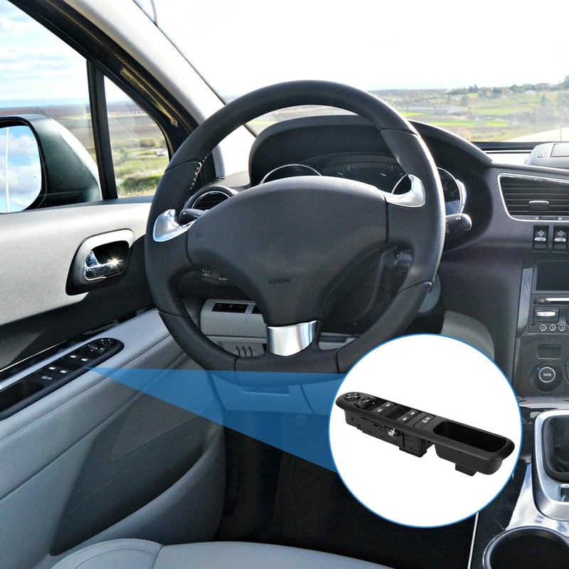 RASHION Elektromos Ablakemelő Kapcsoló Peugeot 3008 5008 2010-2016