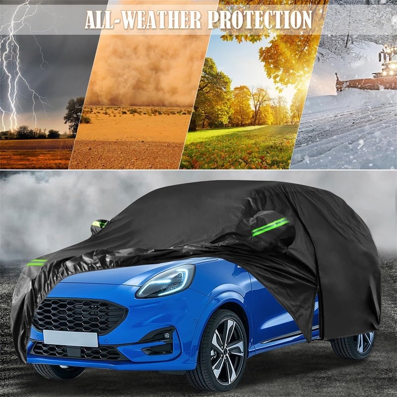 RASHION Vízálló Autótakaró Ford Puma 2019-2024 Lélegző Garázs Védőhuzat
