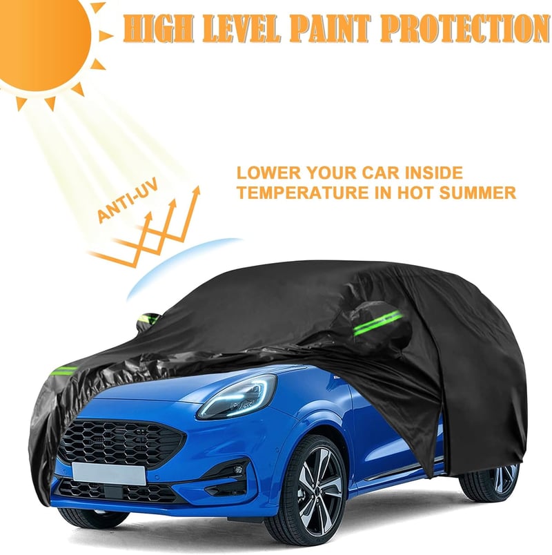 RASHION Vízálló Autótakaró Ford Puma 2019-2024 Lélegző Garázs Védőhuzat