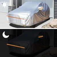 RASHION Vízálló Autótakaró VW Up Fiat Panda 500 Lélegző Garázstakaró Eső Nap Védelem 3