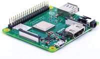 Raspberry Pi 3 Model A+ Mikrokomputer - 1.4 GHz Cortex Processzor, 512MB RAM, 5GHz WiFi, Fekete Alaplap, Programozható Miniszámítógép 1