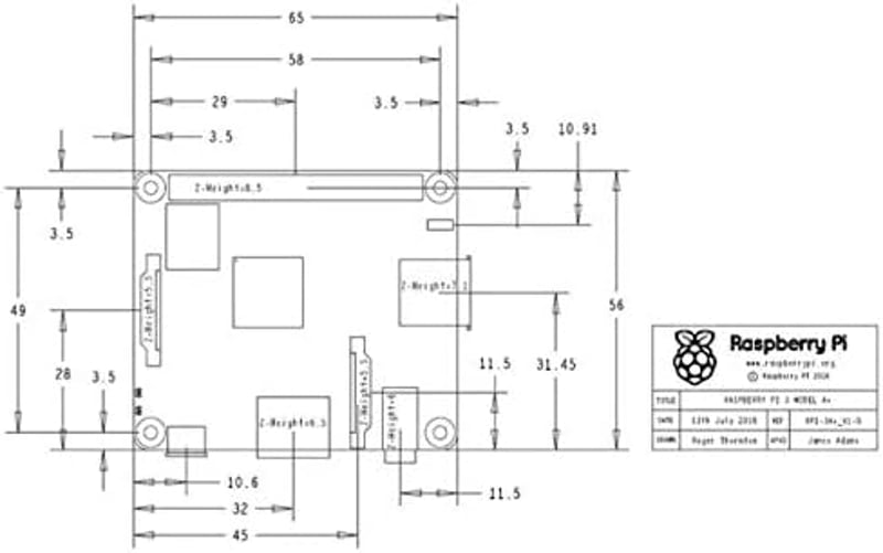 Raspberry Pi 3 Model A+ Mikrokomputer - 1.4 GHz Cortex Processzor, 512MB RAM, 5GHz WiFi, Fekete Alaplap, Programozható Miniszámítógép
