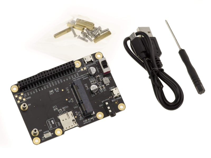 Rozširujúca karta 3G/4G LTE pre Raspberry Pi s podporou MiniPCIe a Nano-SIM
