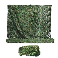 Plasă de camuflaj RATSTONE 4x6 m, plasă militară cu model forestier pentru protecție solară, vânătoare, camping, tir și decorațiuni 1