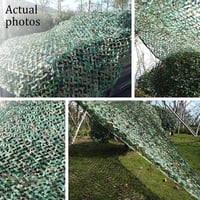 Plasă de camuflaj RATSTONE 4x6 m, plasă militară cu model forestier pentru protecție solară, vânătoare, camping, tir și decorațiuni 5