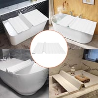 RATSTONE poklopac za kadu 173x70 cm – Sklopivi pokrov za kadu, vodootporna zaštita, izdržljiv — udubljenja (stanje: vidi 2. sliku) 10