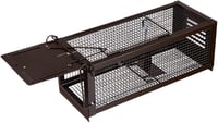 RatzFatz XXL Élvefogó Csapda - Professzionális Rozsdamentes Acél Ketrec Egér, Patkány, Nyúl Befogásához, 32x13x13 cm 9
