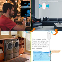 Rauwseul Wi-Fi Vízérzékelő Készlet 3 Szenzorral és Intelligens Hubbal 2
