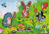 Detské puzzle Ravensburger 05090 Záhradná párty s priateľmi od 3 rokov, súprava 2 x 12 dielikov 4
