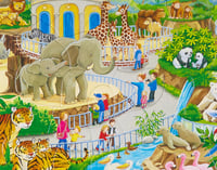 Ravensburger 06661 Návšteva zoo rámikové puzzle pre deti od 4 rokov, 45 dielikov 2