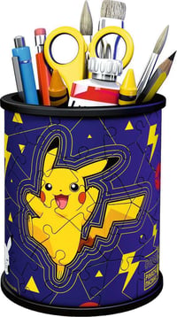 3D puzzle Ravensburger 11257 Pokémon Pikachu peračník – 54 dielikov, stolový organizér pre deti a dospelých, od 6 rokov 4