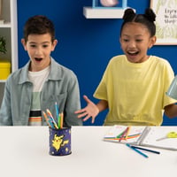 3D puzzle Ravensburger 11257 Pokémon Pikachu peračník – 54 dielikov, stolový organizér pre deti a dospelých, od 6 rokov 2