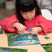 Ravensburger Faszination Dinosaurus 09317 detské puzzle 3x49 dielikov s mini plagátom, od 5 rokov 7