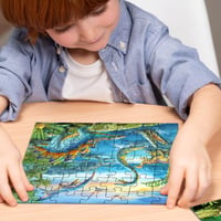 Ravensburger Faszination Dinosaurus 09317 detské puzzle 3x49 dielikov s mini plagátom, od 5 rokov 6