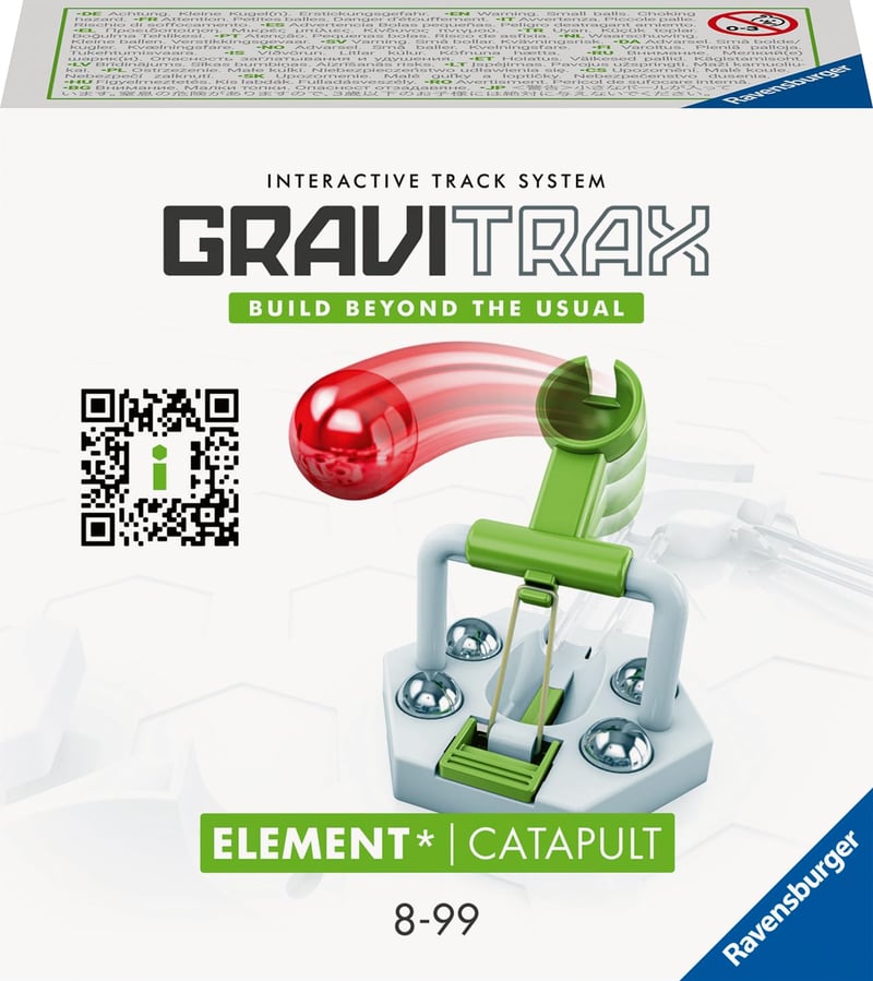 Ravensburger GraviTrax Katapult 22411 – Príslušenstvo k dráhe pre guličky, mramorovej dráhe a stavebnici, od 8 rokov, pre všetky GraviTrax