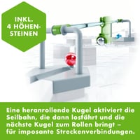 Ravensburger GraviTrax Zipline 27472 kiegészítő elem - golyópálya bővítő szett, 8 éves kortól, összes GraviTrax termékkel kompatibilis 2
