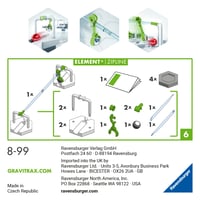 Ravensburger GraviTrax Zipline 27472 kiegészítő elem - golyópálya bővítő szett, 8 éves kortól, összes GraviTrax termékkel kompatibilis 4